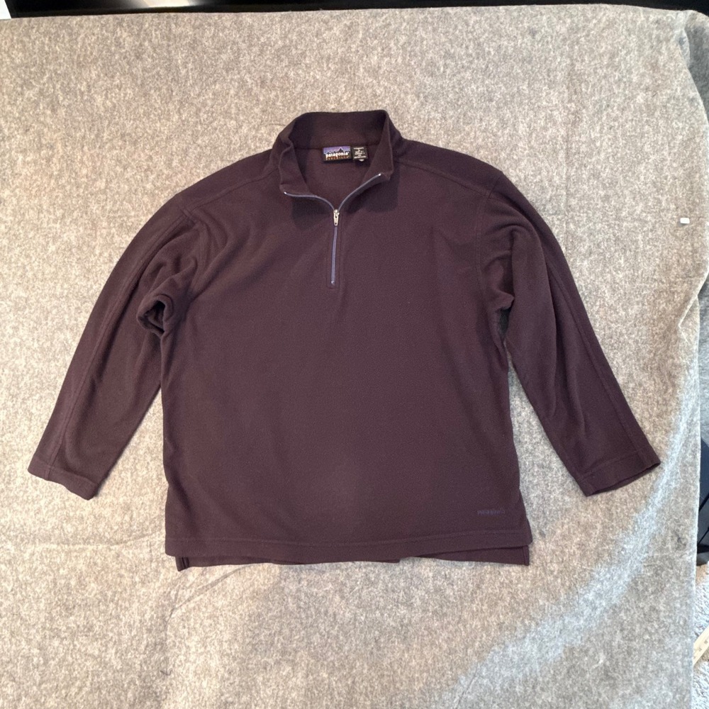 Patagonia Synchilla Vintage Womens 1/4 Zip Fleece Pullover L 26302 FA01